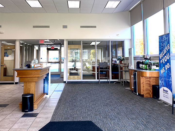 Lobby of Bangor Savings Bank