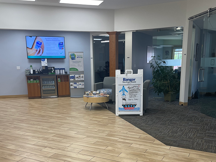 Lobby and waiting are in Unity, Maine