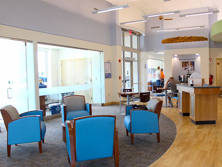 BSB waiting area in Brunswick, ME