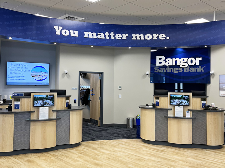 Manchester branch lobby