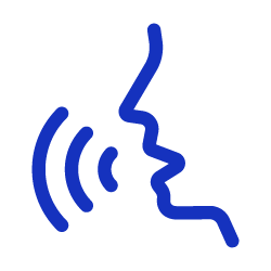 person talking