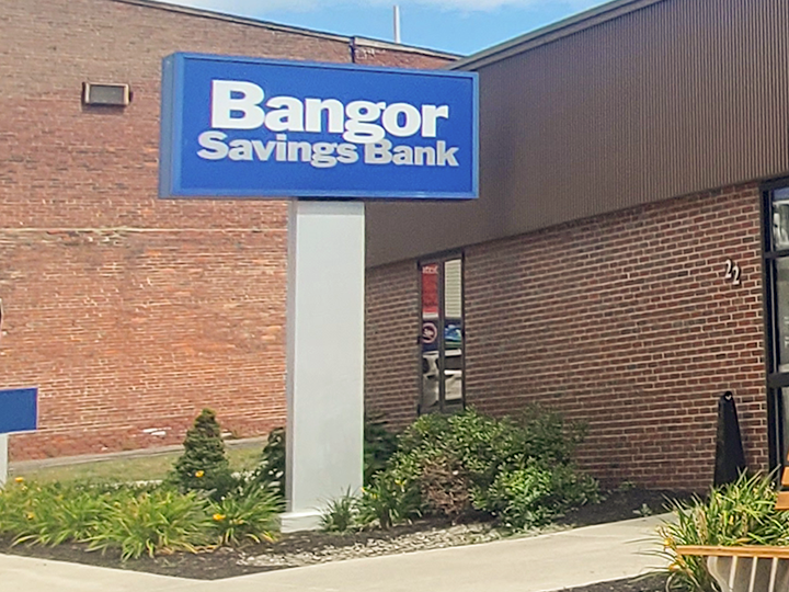 BSB sign in Dexter, ME