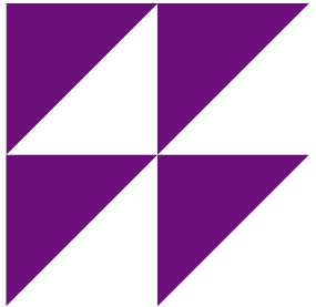 purple geometric shape
