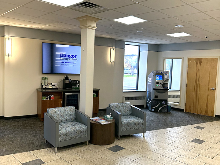 Waiting area in Rumford