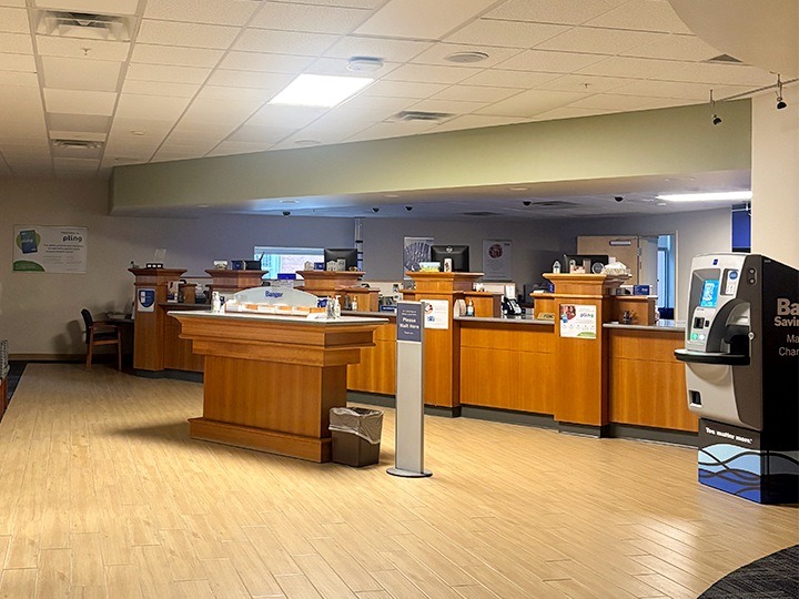 Lobby of Dover-Foxcroft Bangor Savings Bank