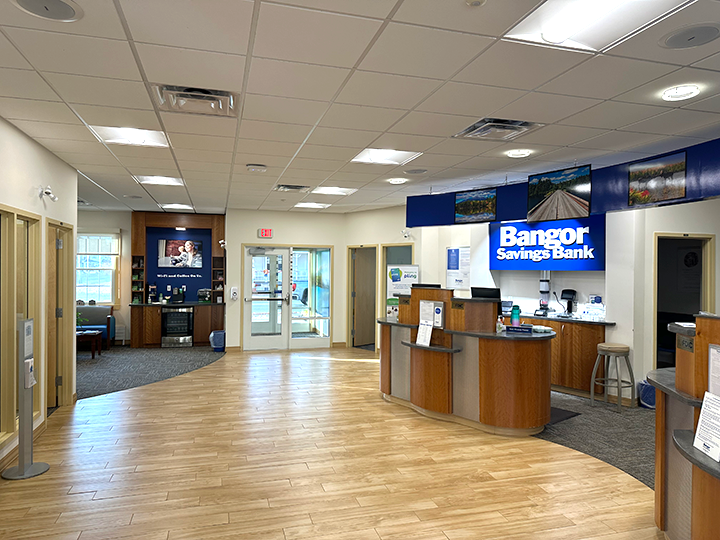 Lobby of Bangor Savings Bank