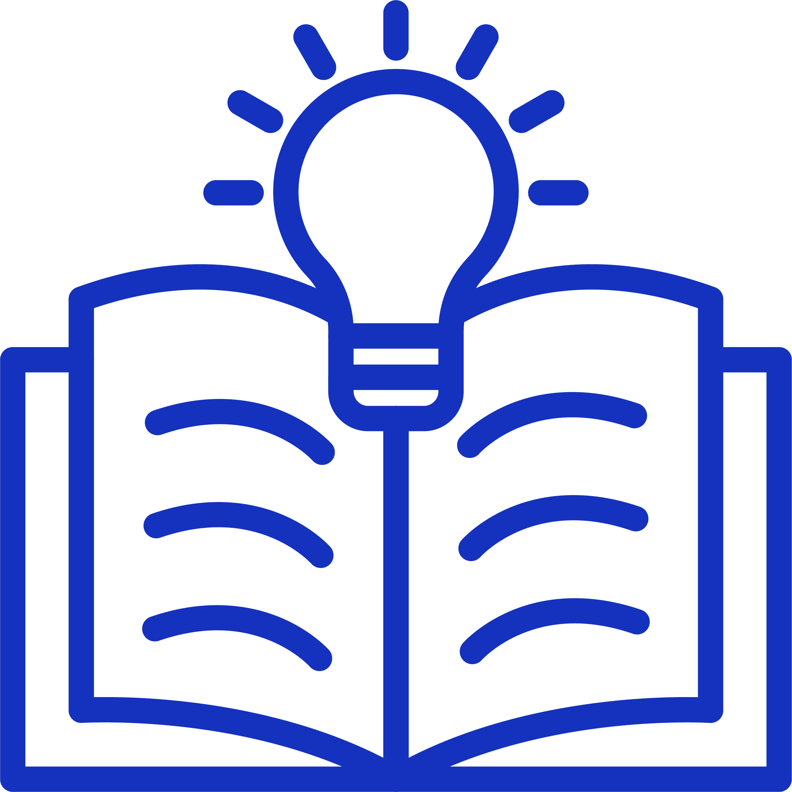 book with a lightbulb
