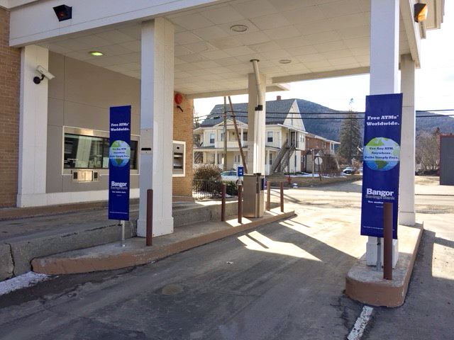 Drive-up lane in Colebrook NH