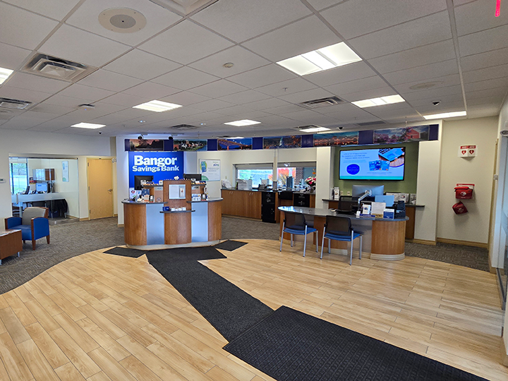 Front desk of inside the lobby