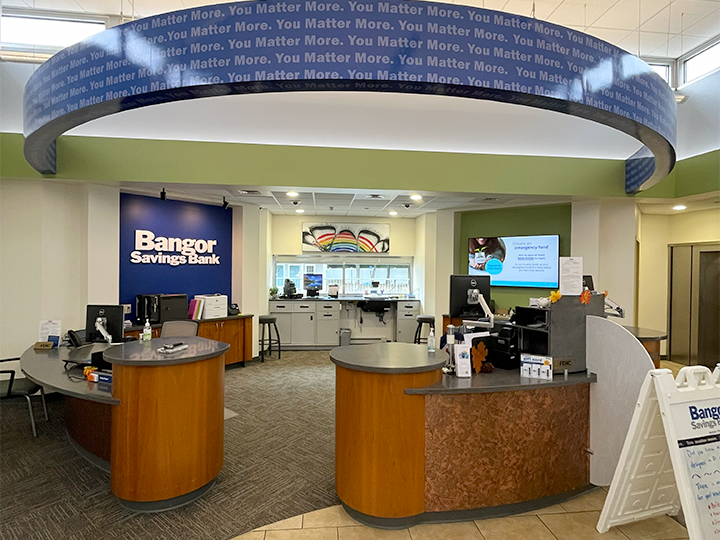 Teller counter in Ogunquit