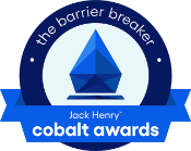 the barrier breaker Jack Henry cobalt awards