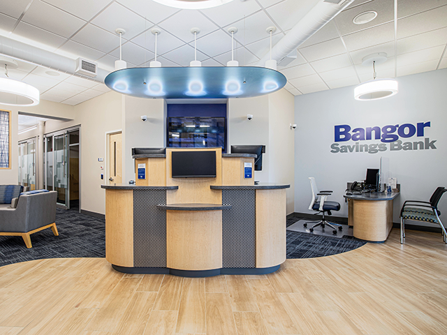 Bank lobby in Concord, NH