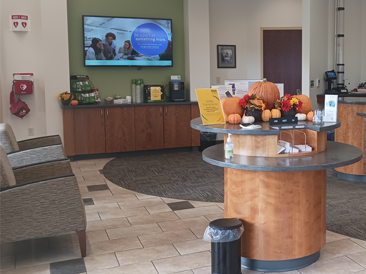 Waiting area in York, Maine