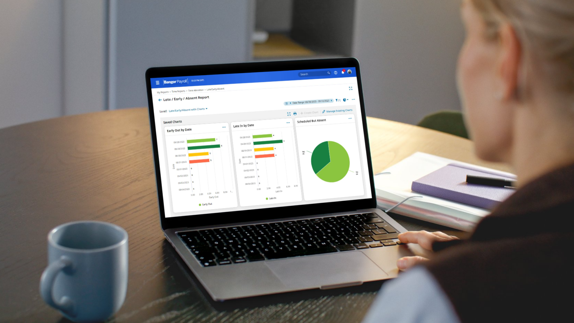 Bangor Payroll user dashboard