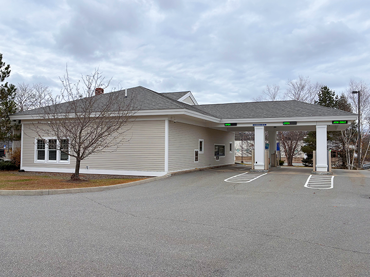 Calais branch drive-up lane - Bangor Savings Bank