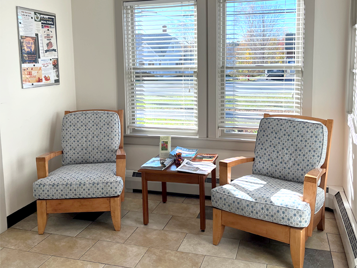 Waiting area in Greenville