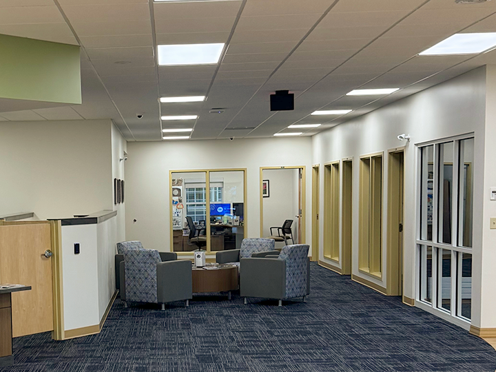 Waiting area in Houlton