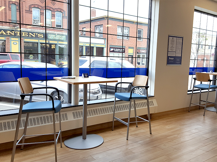 Farmington branch waiting area